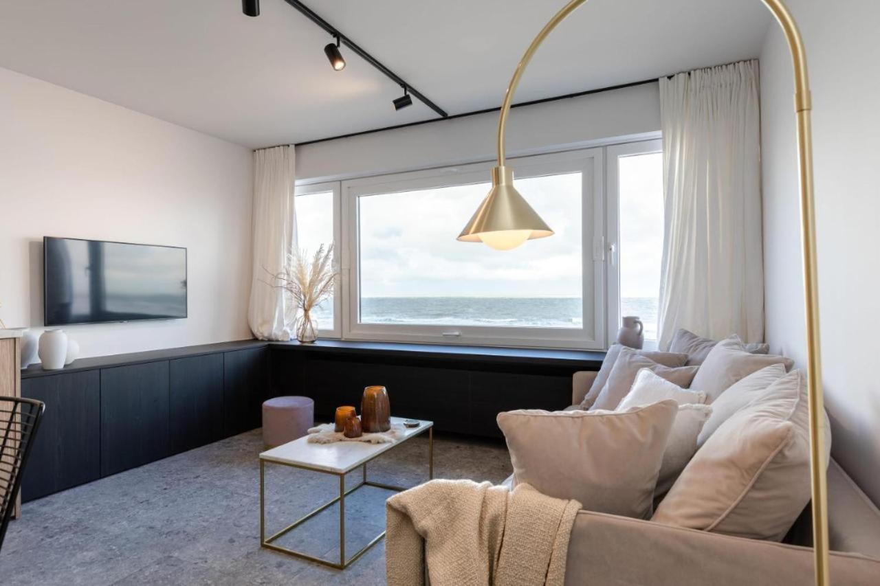 Ferienwohnung Wonderful Architect Designed Flat With Sea View Ostende Exterior foto